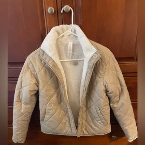 Super Cute Joie Reversible Quilted Jacket.  Hard to Find Double Buttoned